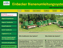 Tablet Screenshot of bienenumleitung.de